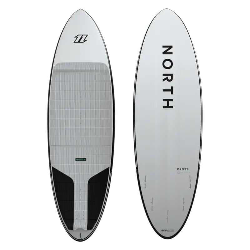 2023 North Cross Kitesurf Board – White Colorway 1