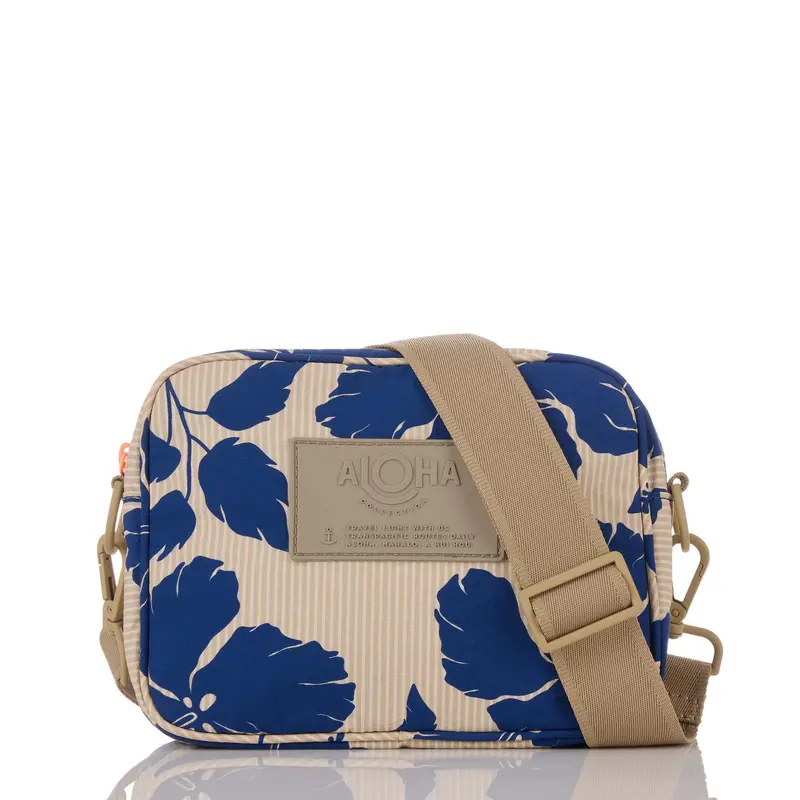 Aloha Collection Salina Tiny Stripe Le Tour Carry Bag – Navy Blue 1