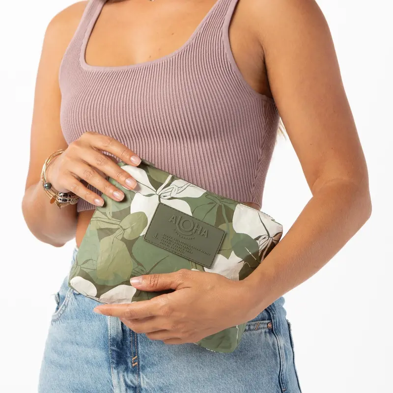 Aloha Collection Small Ginger Camo Pouch – Scope/Olive 1