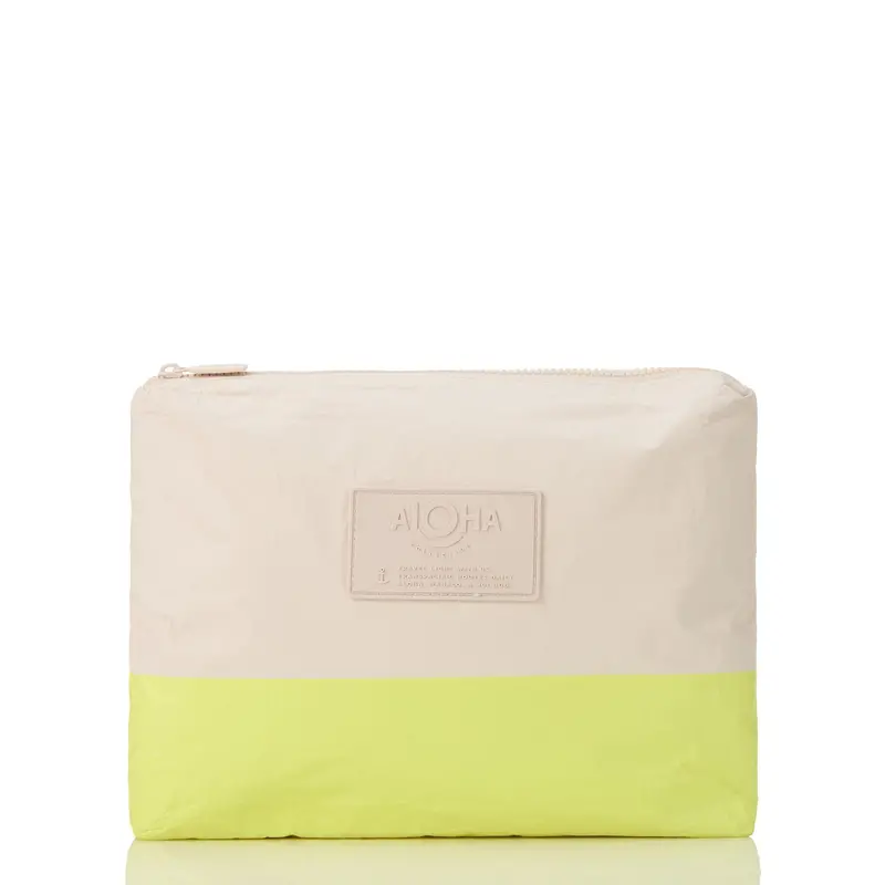 Aloha Dipped Mid Pouch – Highlighter & Sandstone Colors 1