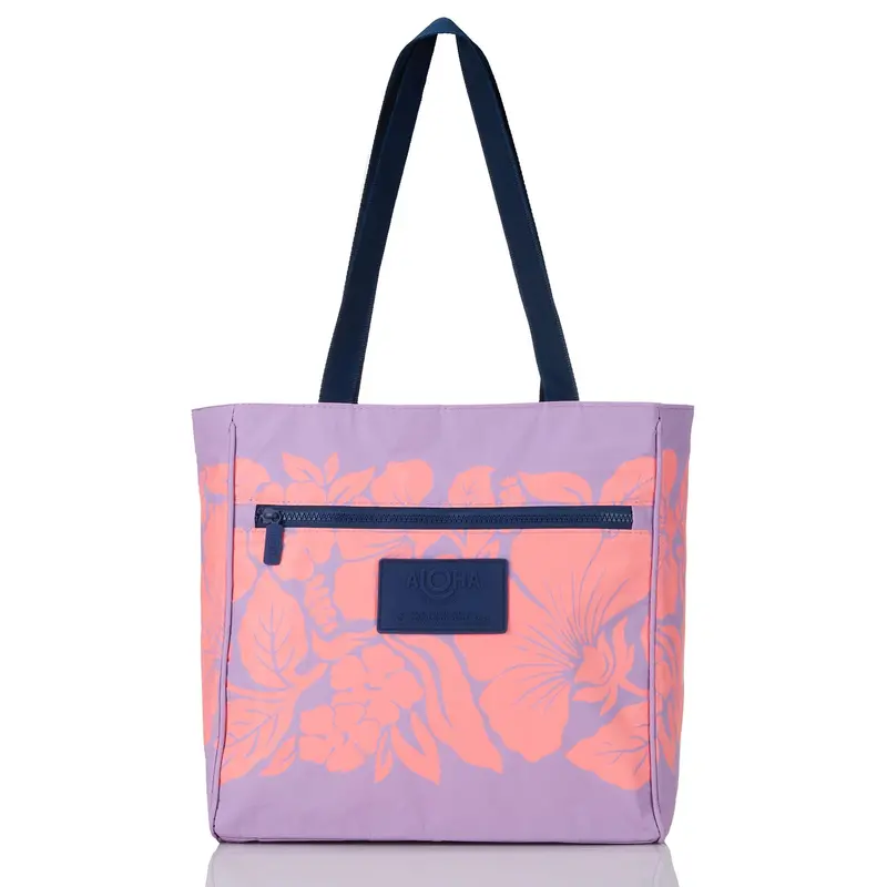 Aloha Heipua Go-To Tote Bag – Sorbet & Lavender Combo 1