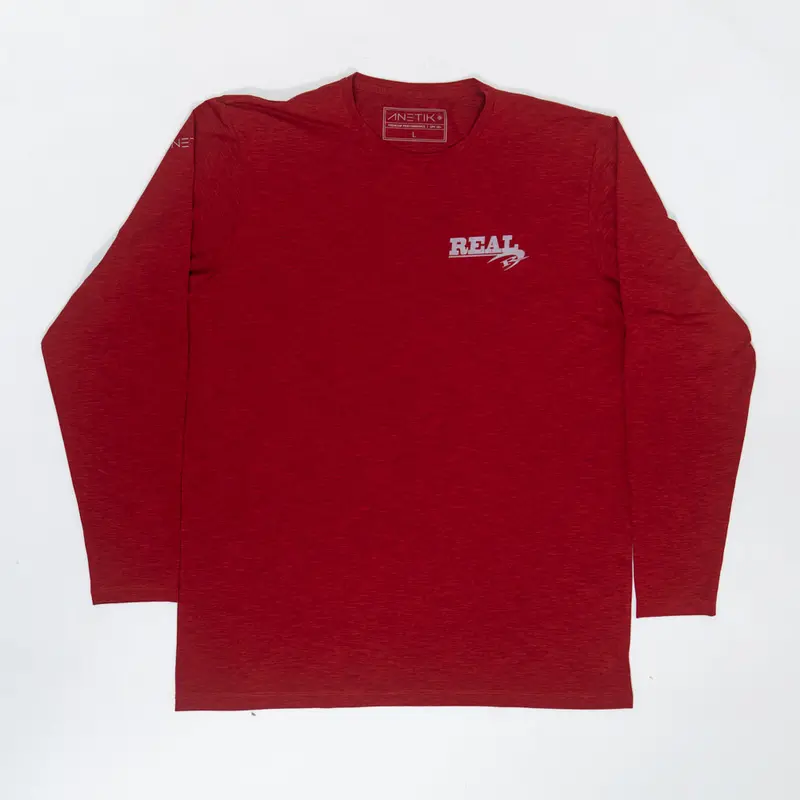 Anetik Low-Pro Long-Sleeve Technical Rashguard – Pyro Heather 1