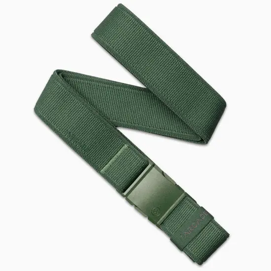 Atlas Premium Belt In Emerald Green – Arcade Leather Accent 1