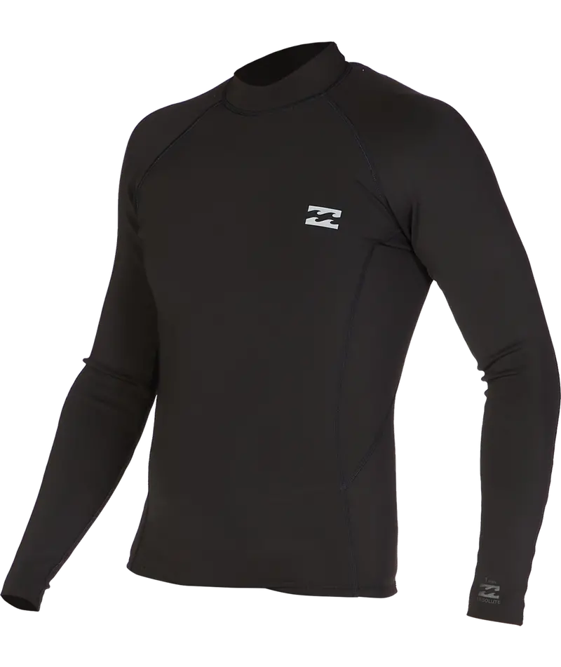 Billabong 101 Absolute Rash Guard – Black, Uv-Protective Top 1