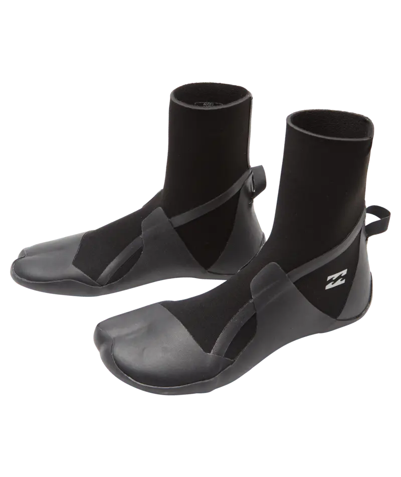 Billabong 3 Absolute St Booties – Black/Hash, 3Mm Lightweight Design 1