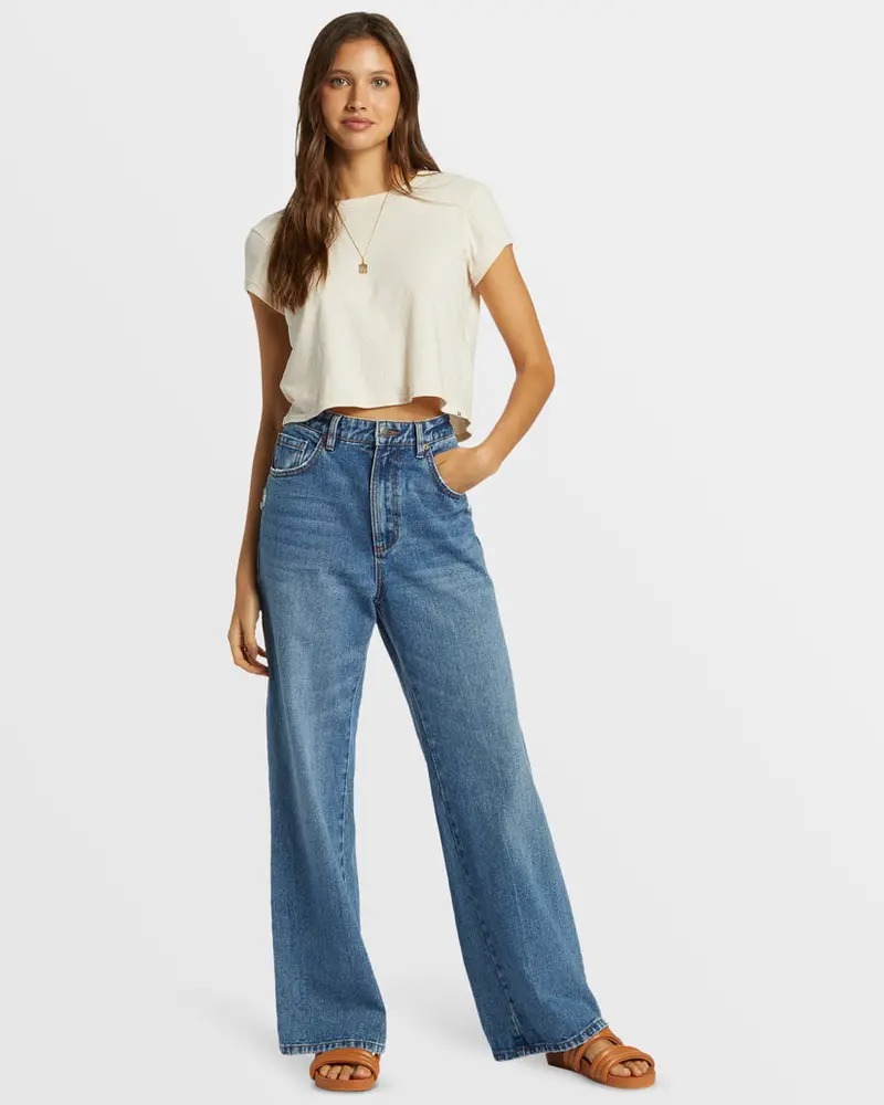 Billabong Aaliyah Slim Fit Jeans In Medium Denim 1