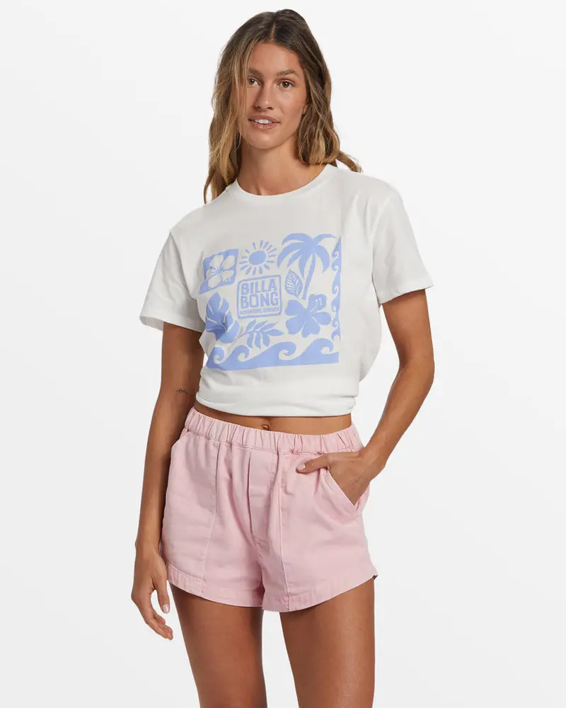 Billabong Adiv Safari Shorts In Ice Pink 1