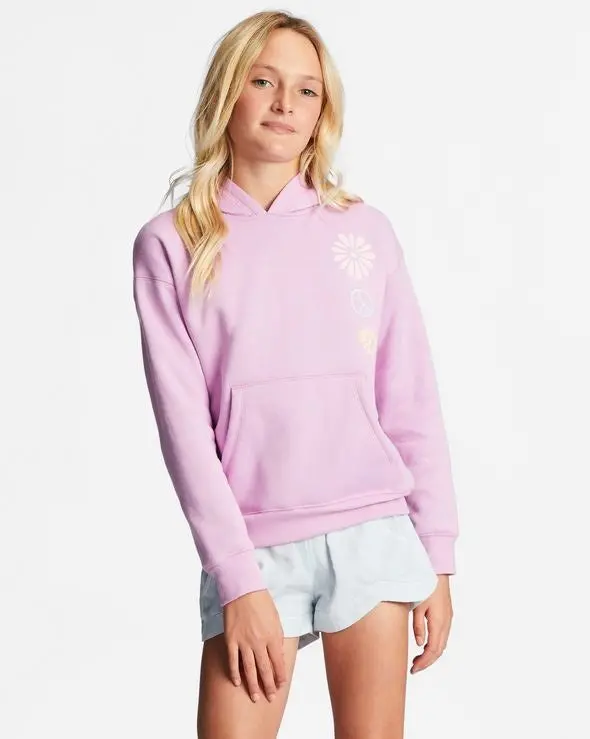 Billabong All Day Everyday Relaxed Sweatshirt In Lilac Dream 1