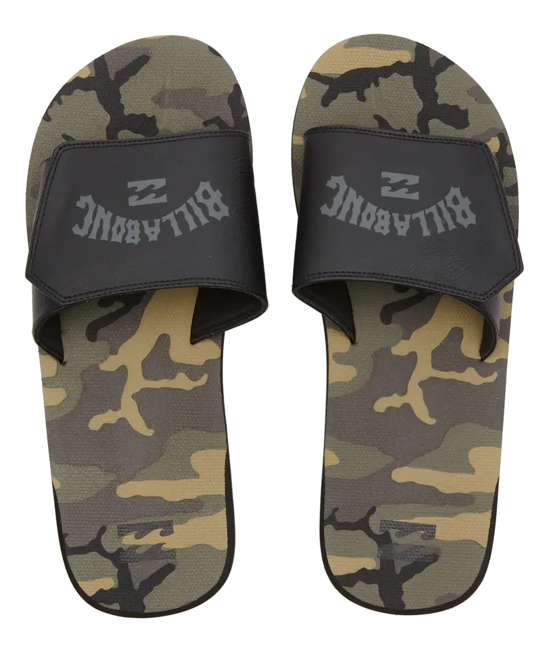 Billabong All-Day Impact Slide Sandals In Camo Print 1