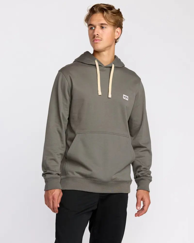 Billabong All Day Pullover Hoodie In Pewter 1