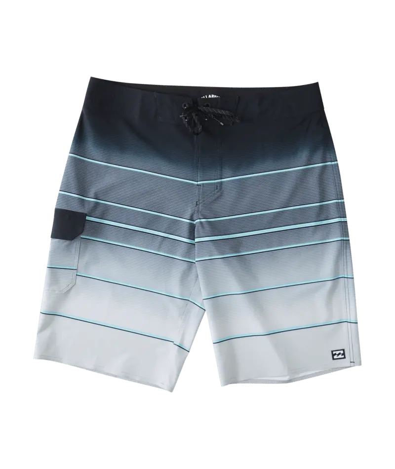 Billabong All-Day Stripe Pro Kids Boardshorts In Stealth Grey 1