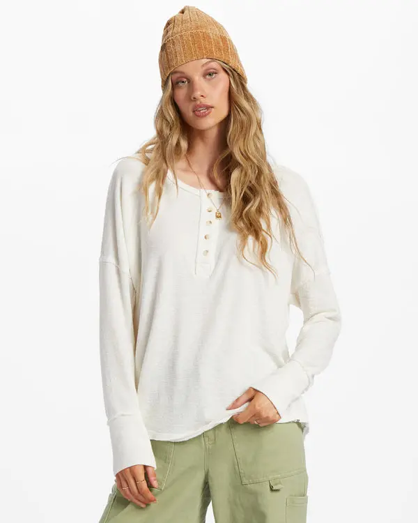 Billabong Anyday Long-Sleeve Shirt In Salt Crystal 1
