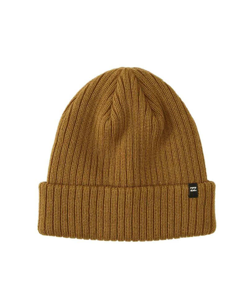 Billabong Arcade Cuffed Beanie In Clay 1