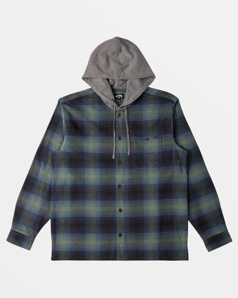 Billabong Baja Long-Sleeve Flannel Shirt – Fern 1