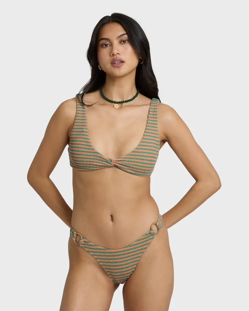 Billabong Bay Blue Twist-Front Summer Top 1