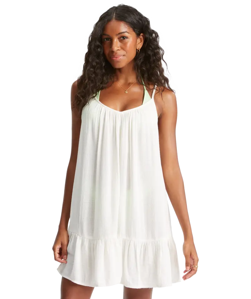 Billabong Beach Vibes Maxi Dress In Salt Crystal 1