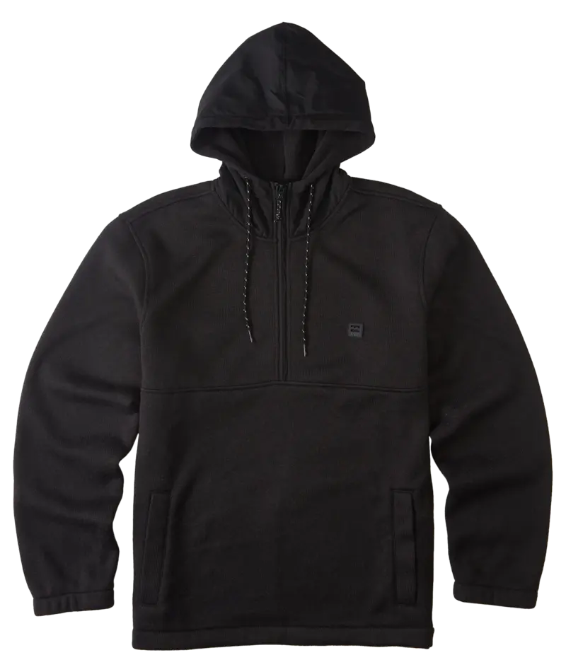 Billabong Boundary Black Heather Pullover Jacket 1