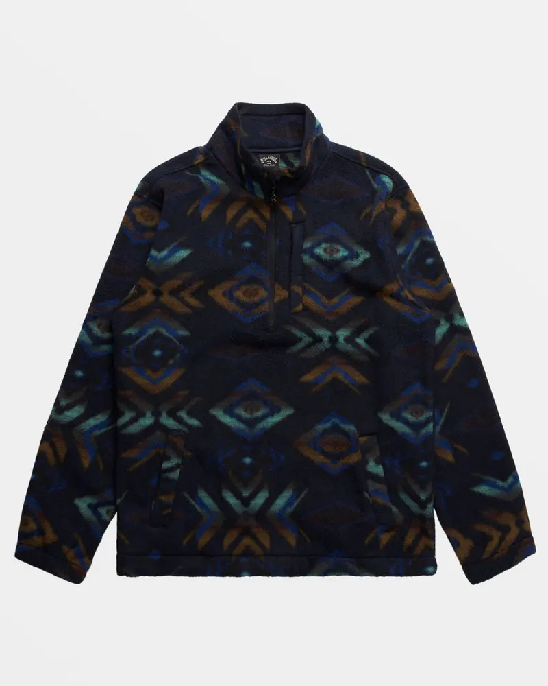 Billabong Boundary Mock Neck Insulated Jacket In Navy 1