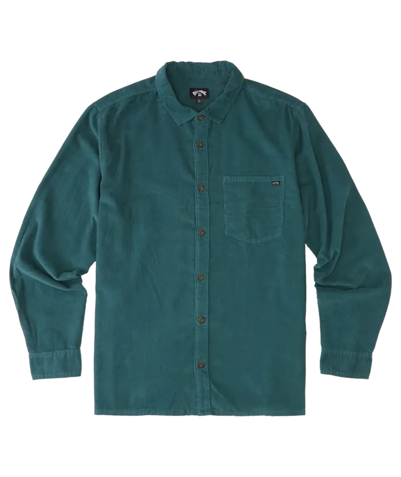 Billabong Bowie Cypress Corduroy Long-Sleeve Shirt 1