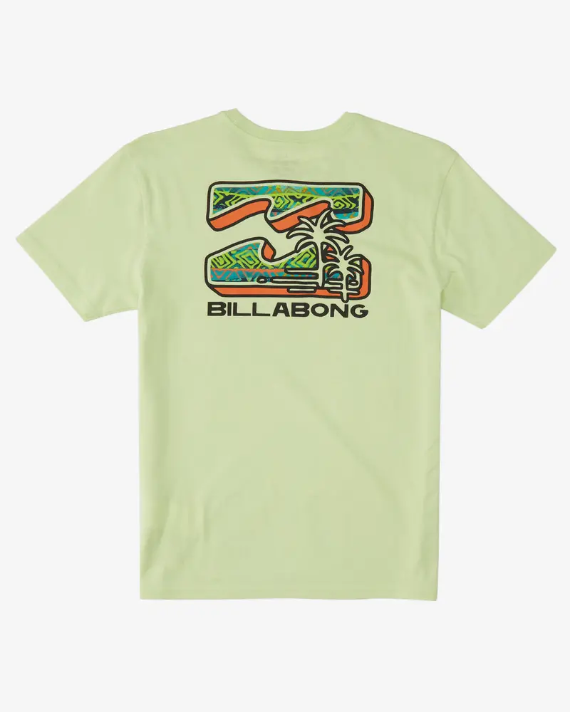 Billabong Boys’ Bbtv Logo Tee – Light Green 1