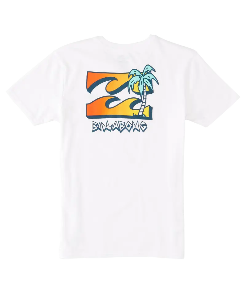 Billabong Boys’ Bbtv Logo Tee – White 1
