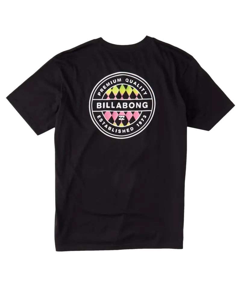 Billabong Boys’ Rotor Minimalist T-Shirt – Black 1
