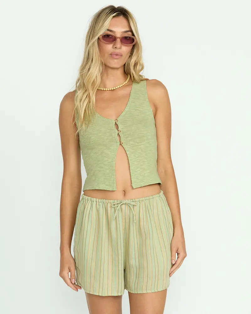 Billabong Bren Knit Tank Top – Pistachio 1