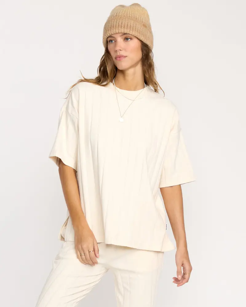Billabong Cass Classic Fit Tee – Whitecap Solid 1
