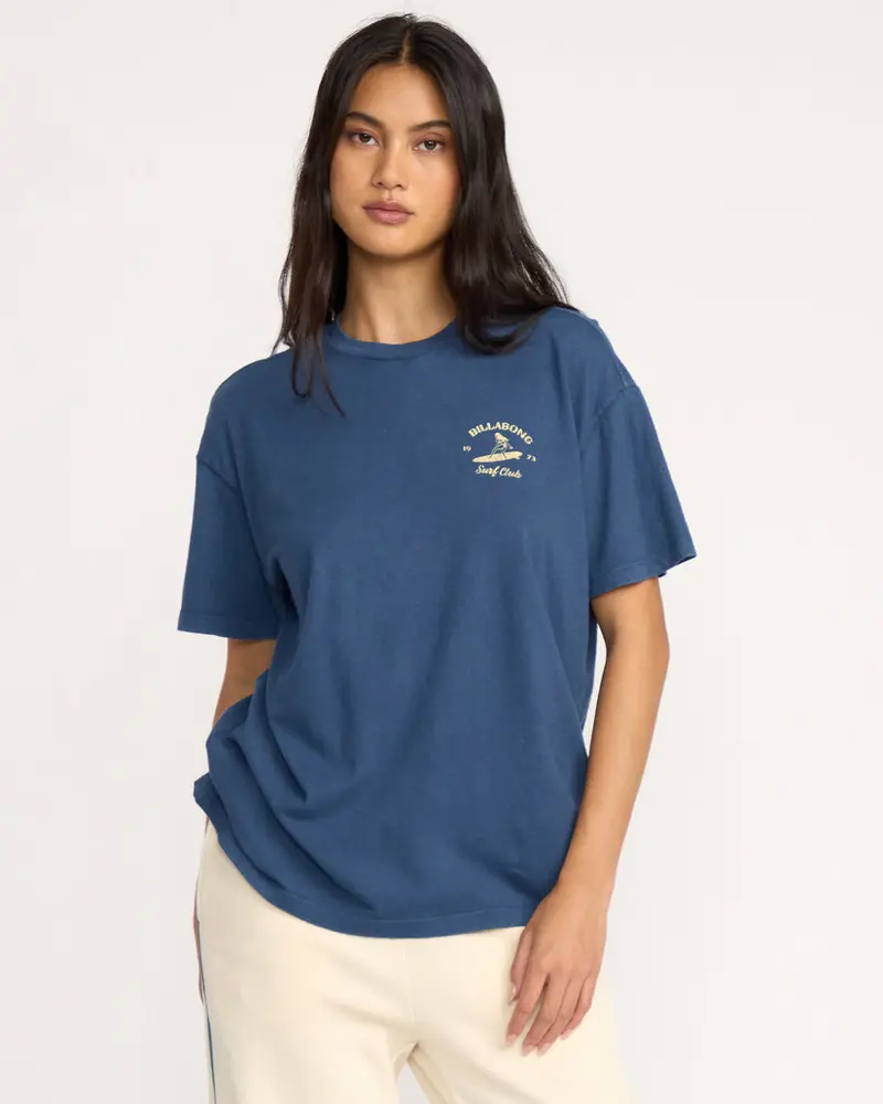 Billabong Catch Feelings Graphic T-Shirt – Navy 1