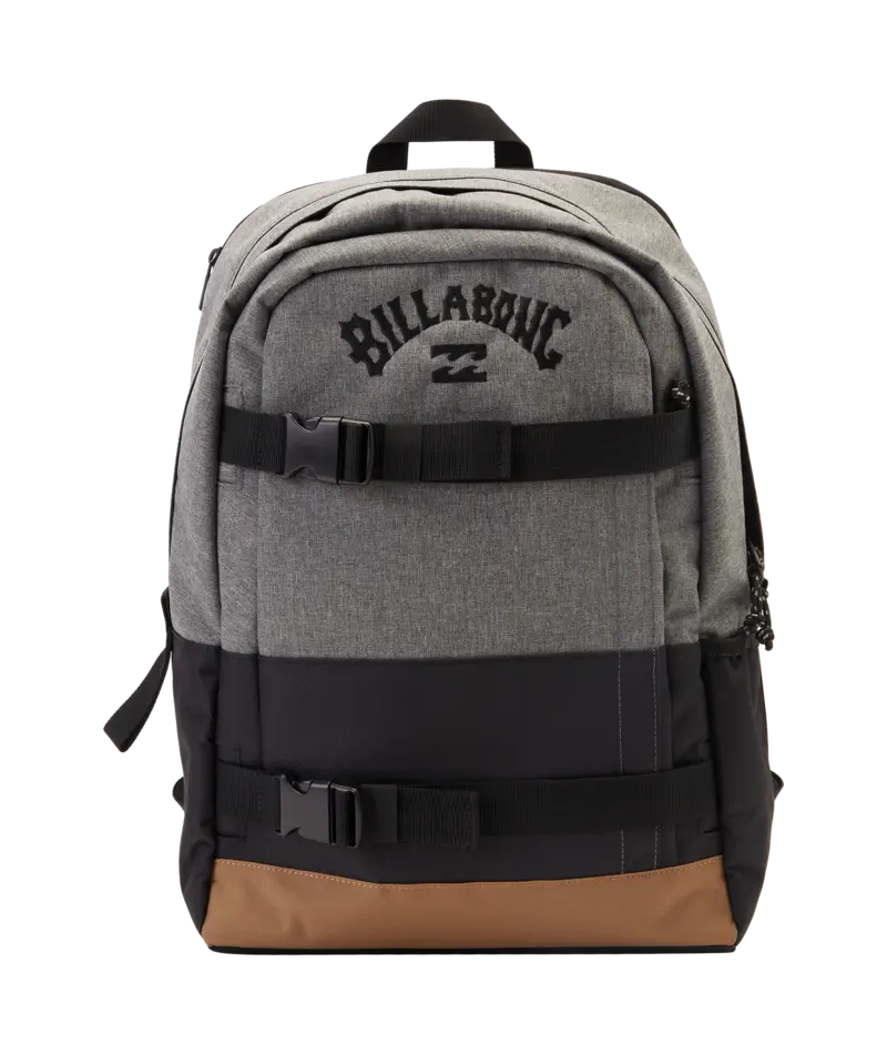 Billabong Command Skate Backpack – Grey Heather Finish 1