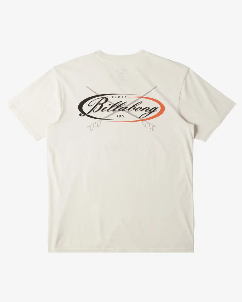 Billabong Crossboards Off-White Casual T-Shirt 1