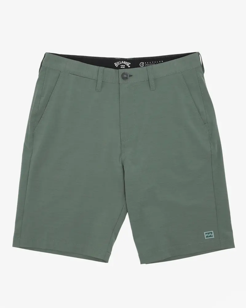 Billabong Crossfire Slub-Knit Shorts In Surplus Beige 1