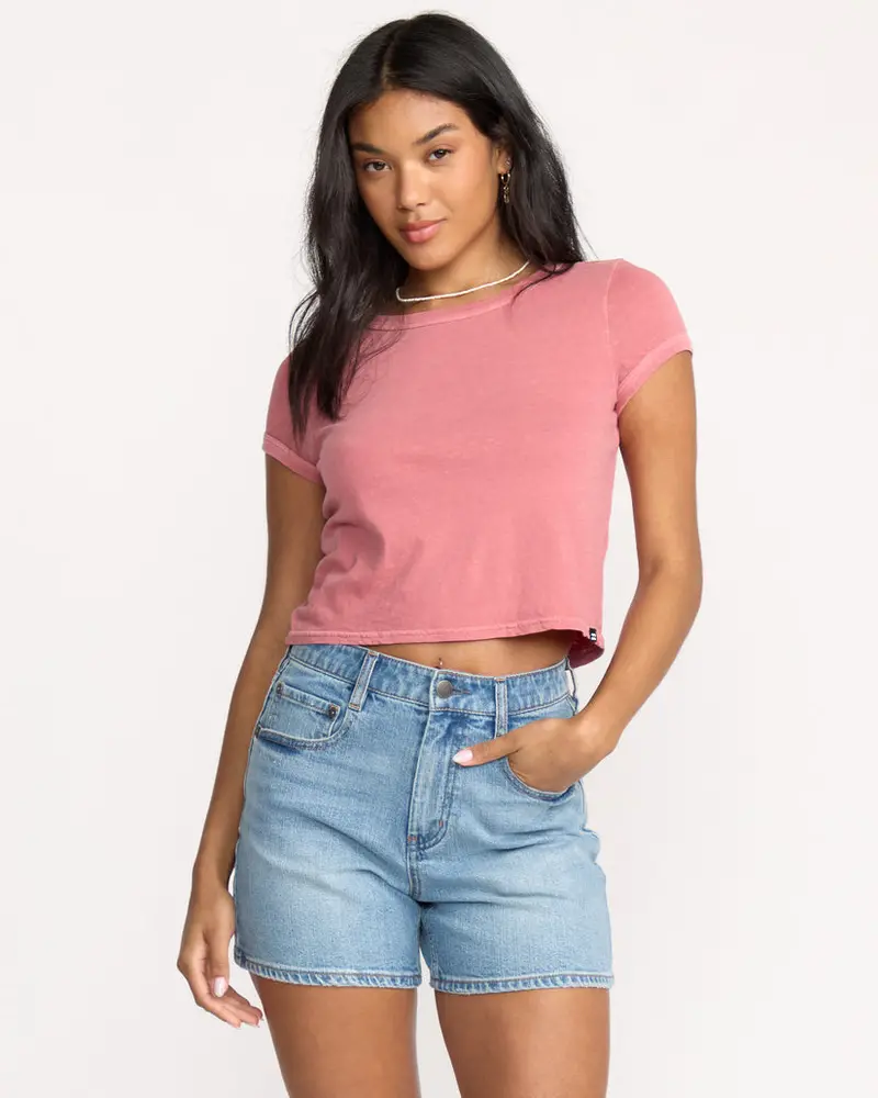Billabong Daily Staple Cotton Tee – Wild Ginger Hue 1