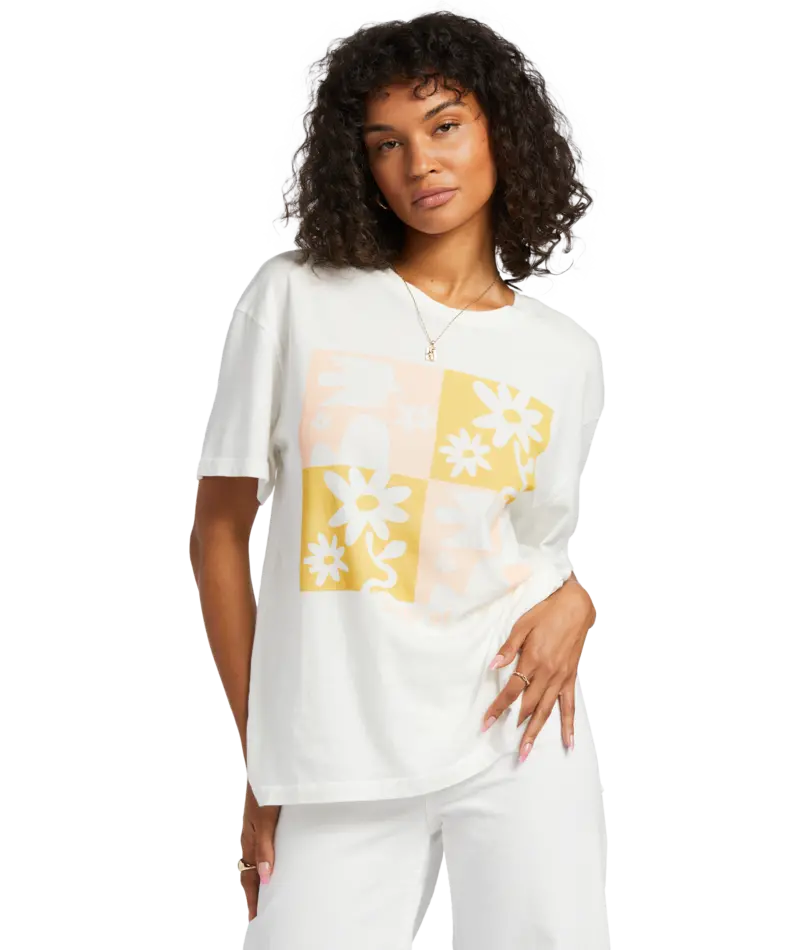 Billabong Days Of Summer Graphic Tee – Salt Crystal 1