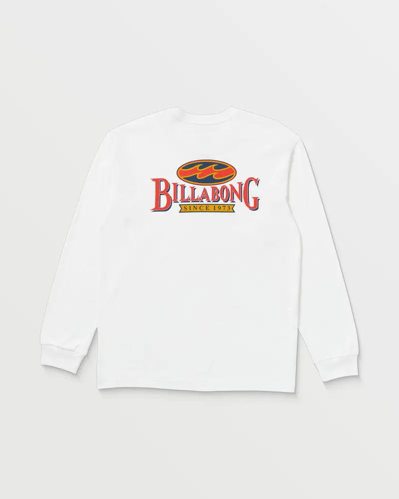 Billabong Double Spread Og Long-Sleeve Tee – Crisp White 1