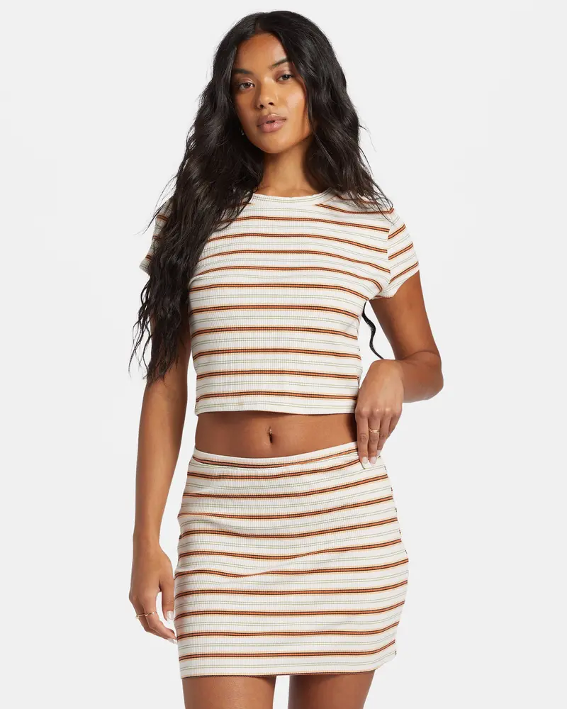Billabong Easy Does It Printed Skirt – Multi-Color Design 1