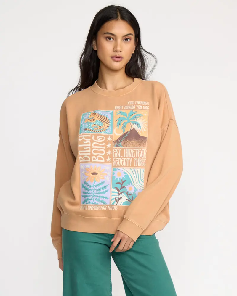 Billabong Echo Crew Sweatshirt – Dusty Trails Colorway 1