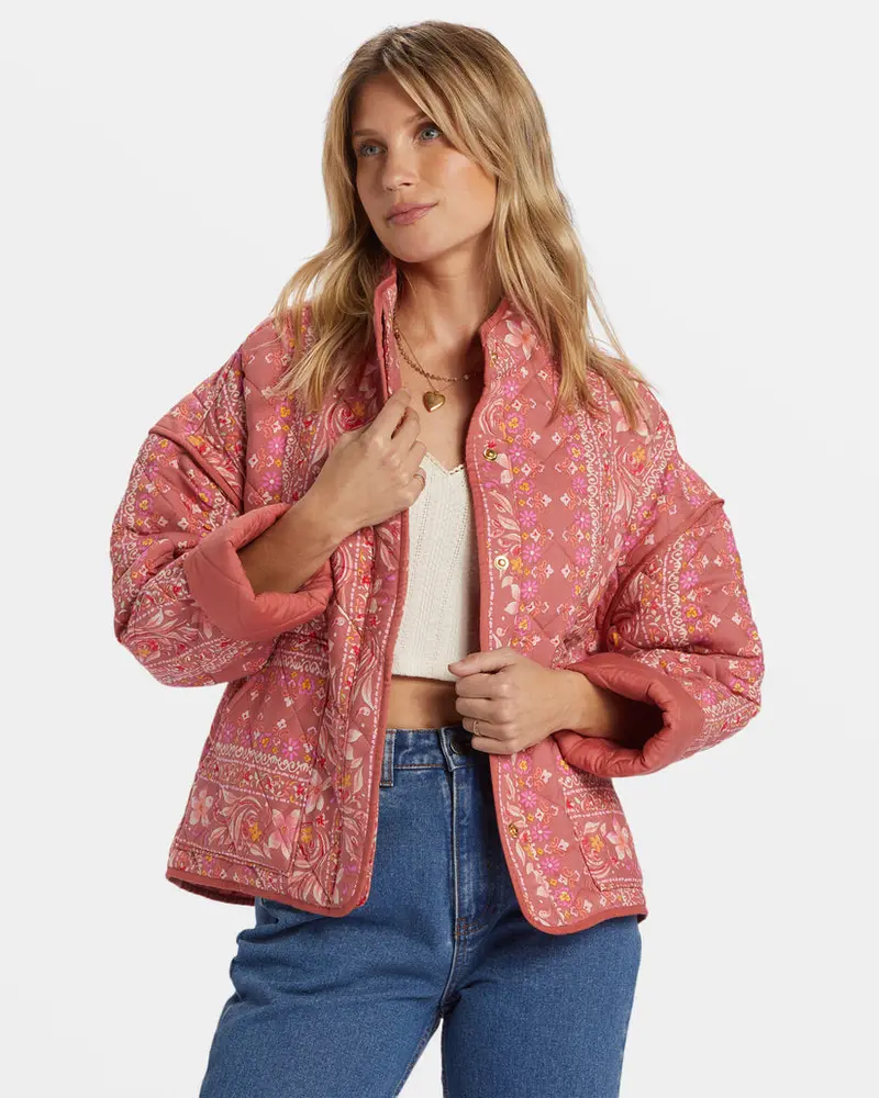 Billabong Folk Story Red Clay Jacket 1