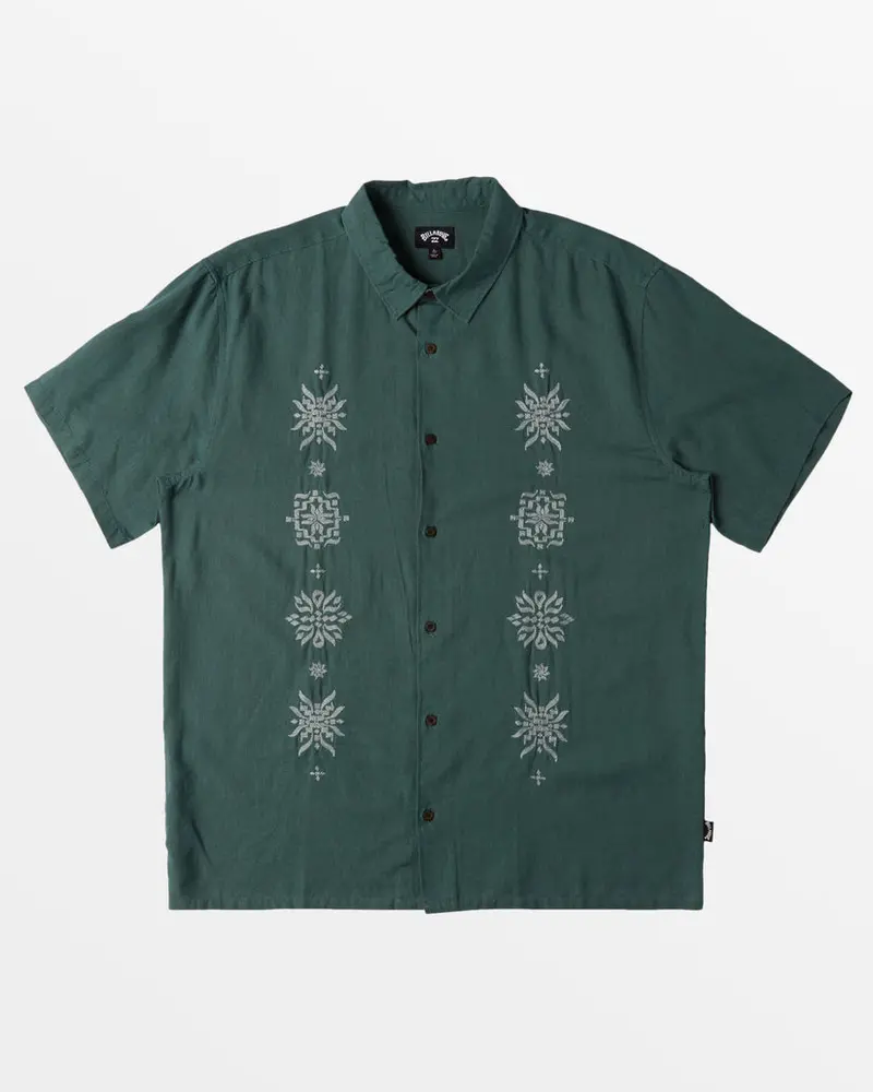 Billabong Frequency Short-Sleeve Shirt In Marine Green 1