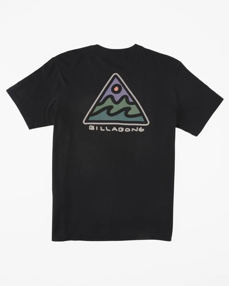 Billabong Frontier Washed Cotton T-Shirt In Black 1