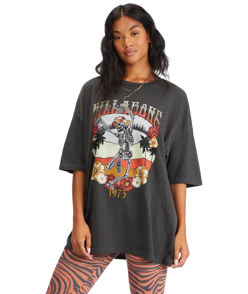 Billabong Full Moon Magic Graphic Tee – Off-Black 1