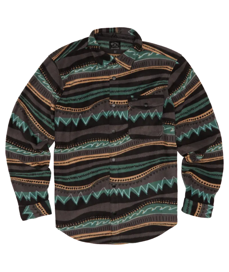 Billabong Furnace Flannel Long-Sleeve Shirt In Multi-Print 1