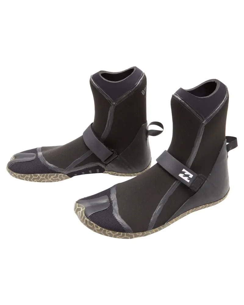 Billabong Furnace Hs 5Mm Booties – Thermal Split-Toe Design, Black 1