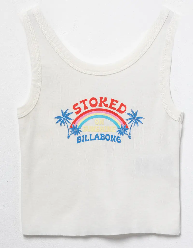 Billabong Girls Feeling Stoked Sleeveless Tank – Salt Crystal 1