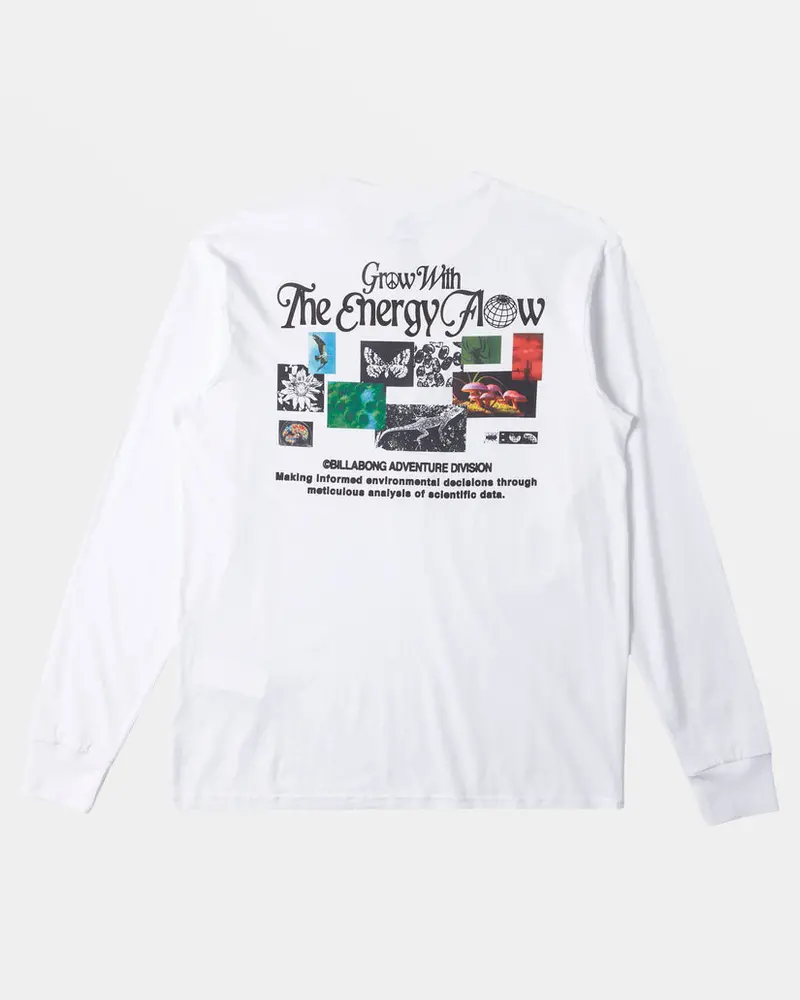 Billabong Grow Long-Sleeve T-Shirt – Bright White 1