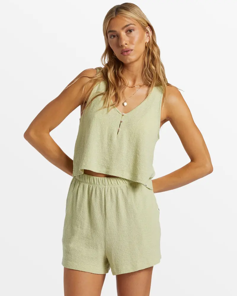 Billabong Harbor Light Avocado Tank Top 1