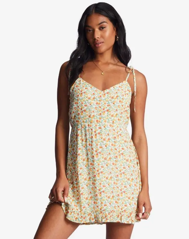 Billabong Heart Breaker Sleeveless Midi Dress – Salt Crystal 1