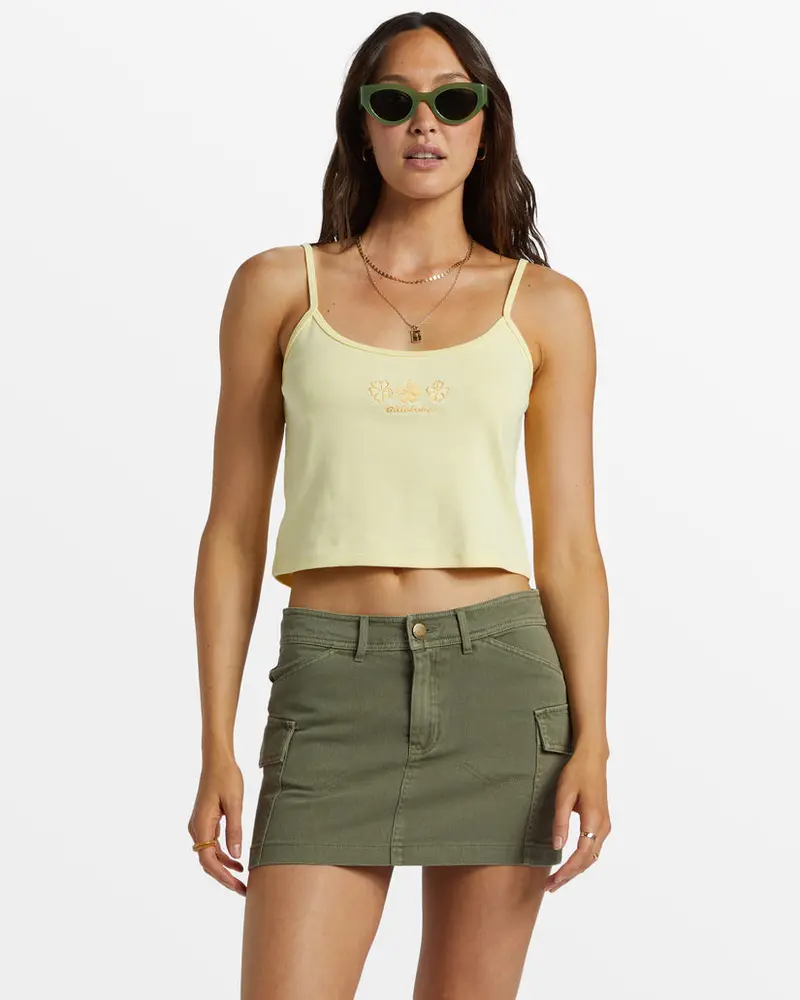 Billabong Hilary Cargo Skirt In Canteen Tan 1