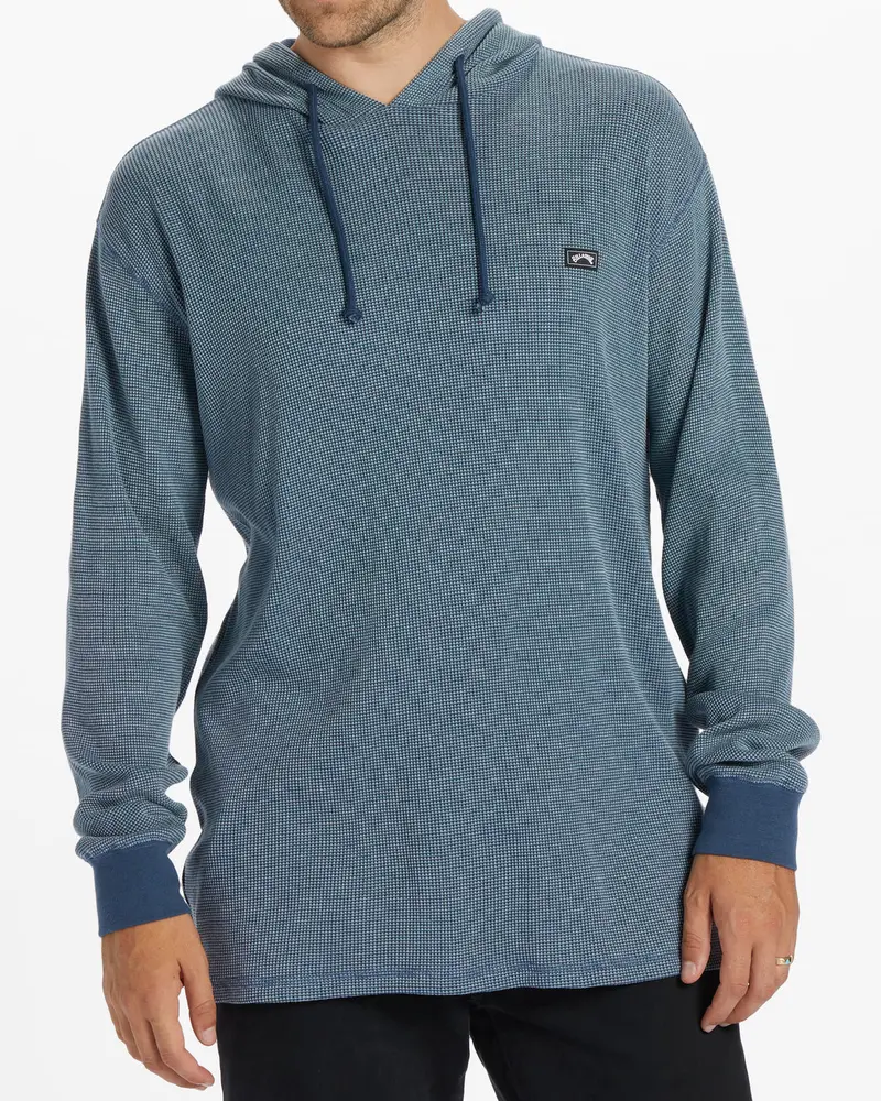 Billabong Keystone Long-Sleeve Pullover Shirt In Washed Blue 1