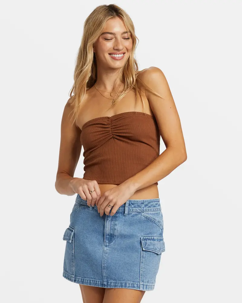 Billabong Lennox Tube Tank In Toasted Coconut 1
